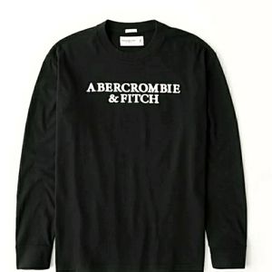 Relaxed long sleeve logo tee